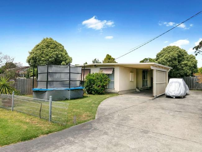 A real estate photo of the house, which is for sale. Picture: Supplied