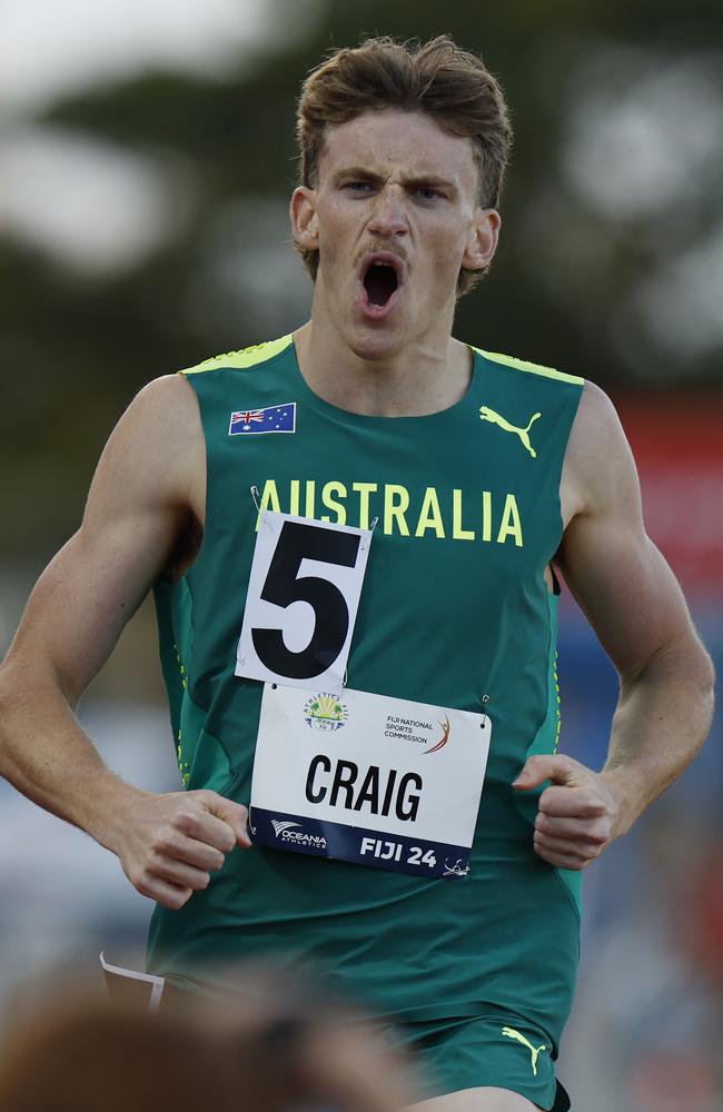 Peyton Craig celebrates a win. Picture: Michael Klein