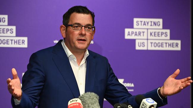 Victorian Premier Daniel Andrews. His state, along with NSW, is most vulnerable to declines in stamp duty. Picture: Getty Images