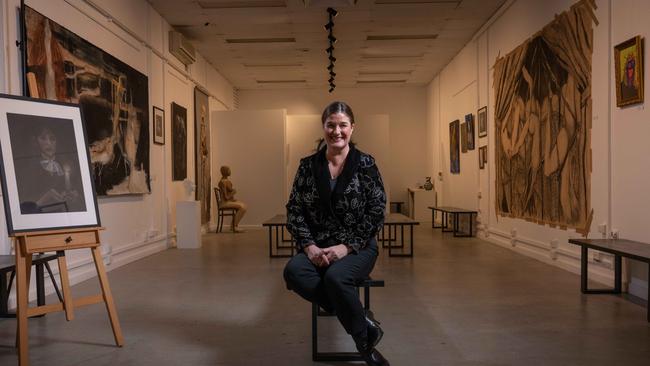 Jennifer Cromarty opened Untether Gallery in Centrepoint Arcade. Picture: Brad Fleet.