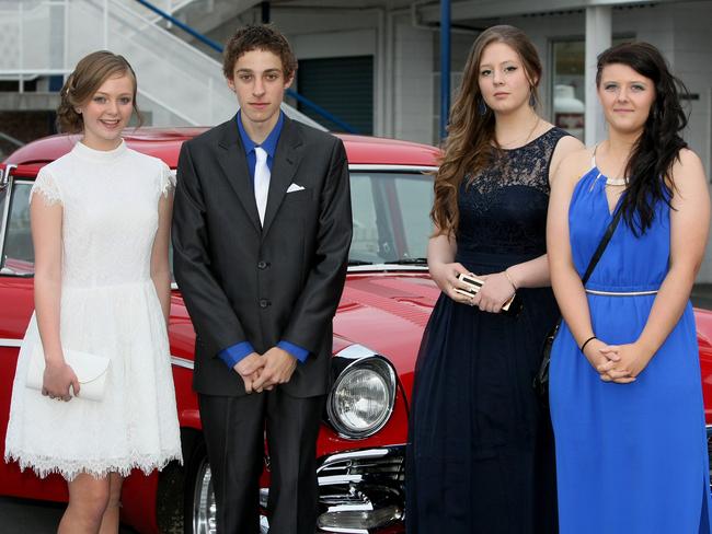 From left: Alannah Hesketh, Jeremy Archer, Michaela Vines and Emily Miller. Picture: CAROLYN DOCKING