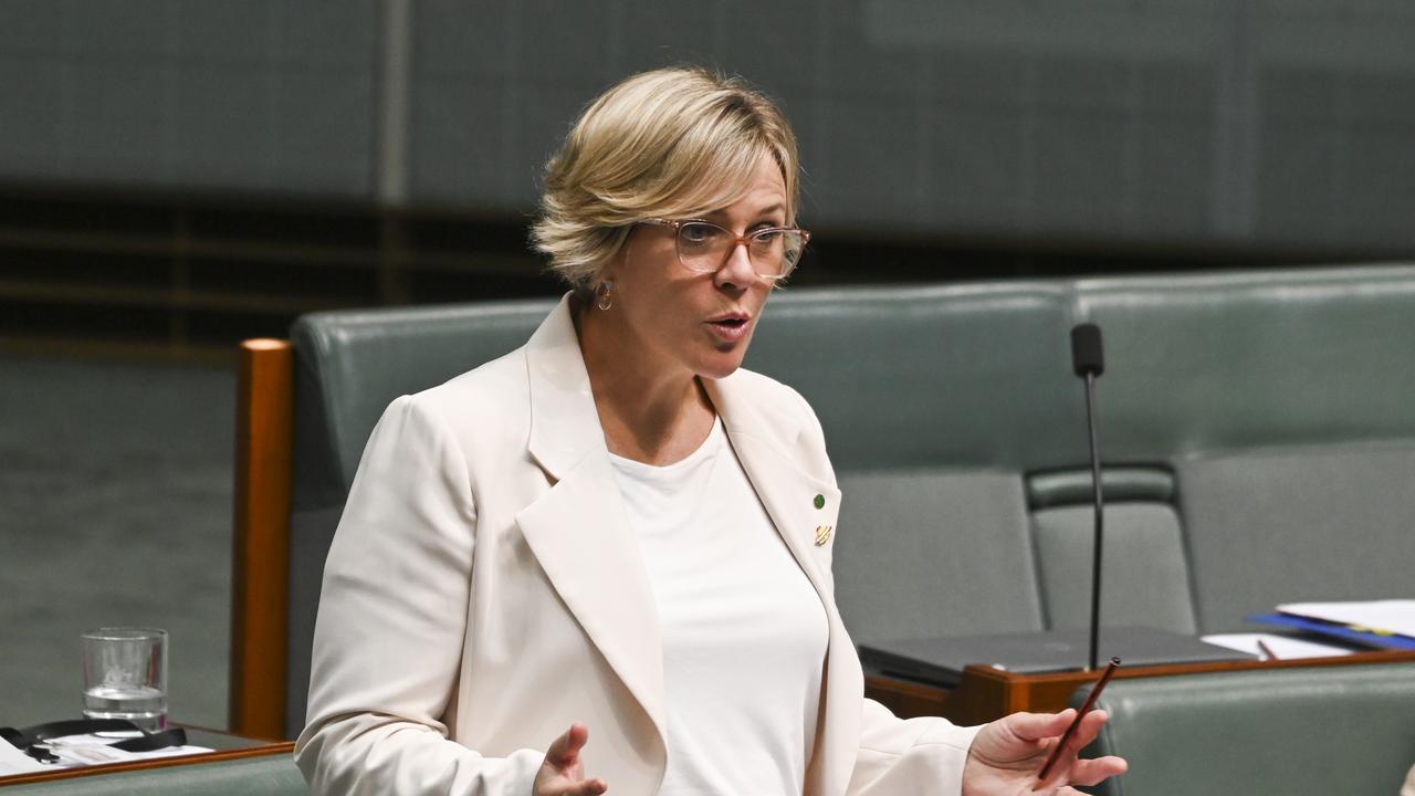 Zali Steggall accused the Opposition Leader Peter Dutton of ‘being racist’. Picture: NewsWire/ Martin Ollman