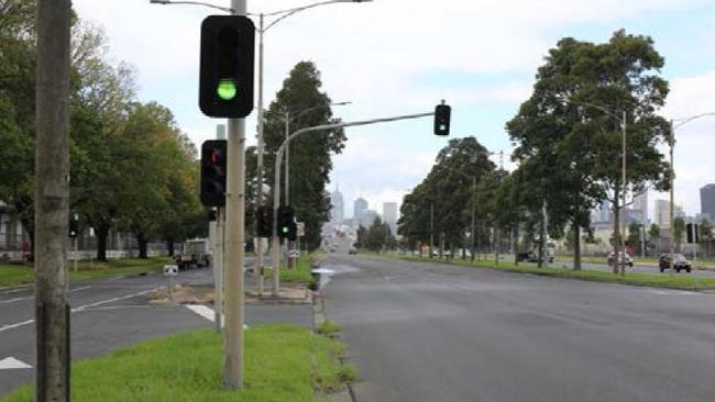 Footscray Rd currently has trees down the median strip. Picture: City of Melbourne