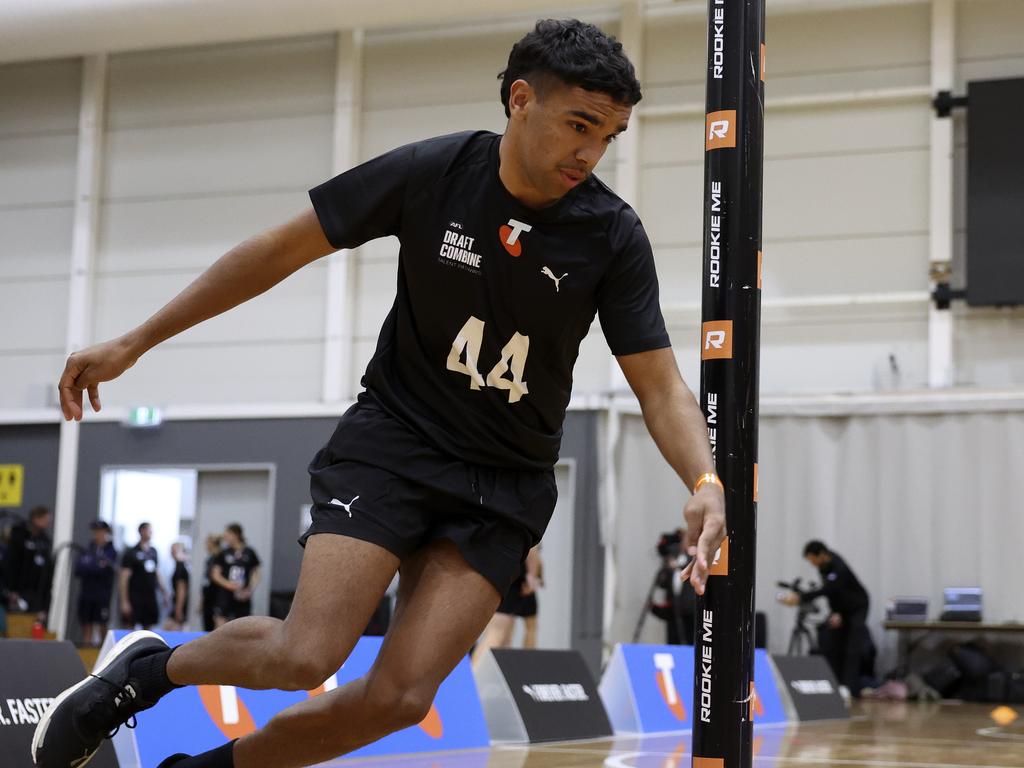 Ricky Mentha at the AFL State Draft Combine. Picture: AFL Photos