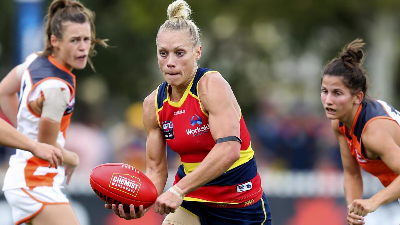 Erin Phillips is one of the biggest names in the AFLW. Picture: Sarah Reed 