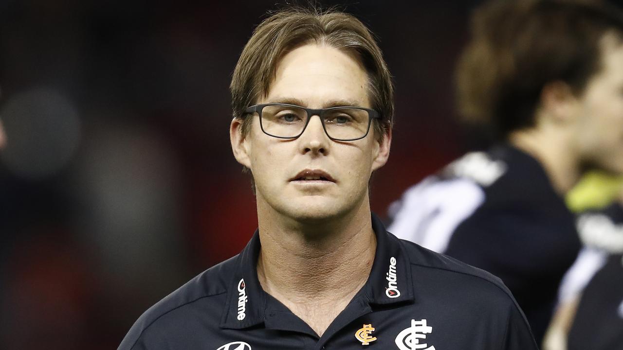 Carlton coach David Teague (Photo by Darrian Traynor/Getty Images).