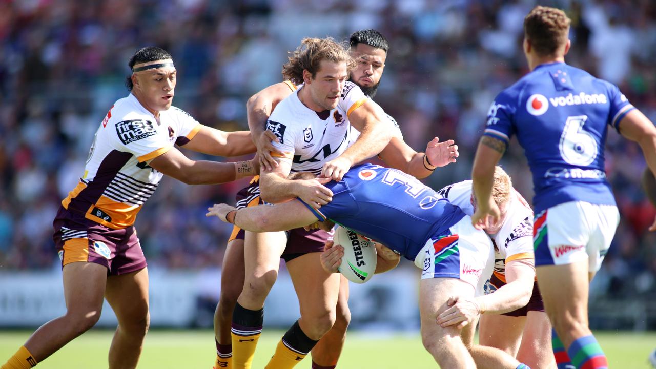 Carrigan was spotted sinking schooners hours after copping an injury against the Warriors. Picture: NRL Photos