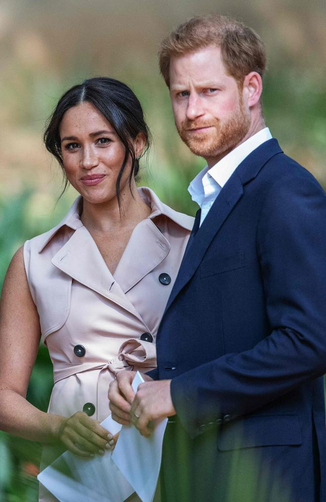 The couple were reportedly hoping for a sweet photo of the Queen to take home to the US with them. Picture: AFP