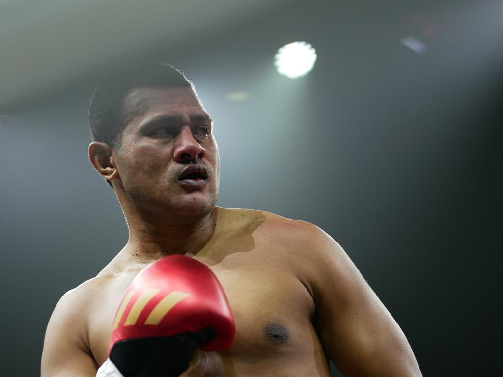 Nepote Dawadawa at the Battle of the Reef fight night at the Townsville Entertainment and Convention centre, October 7 2023. Picture: Blair Jackson.