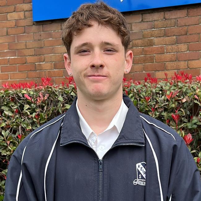 Keira High School year 12 students after first exam of the 2022 HSC on Wednesday October 12 2022. Cameron Hynds. Picture: Dylan Arvela