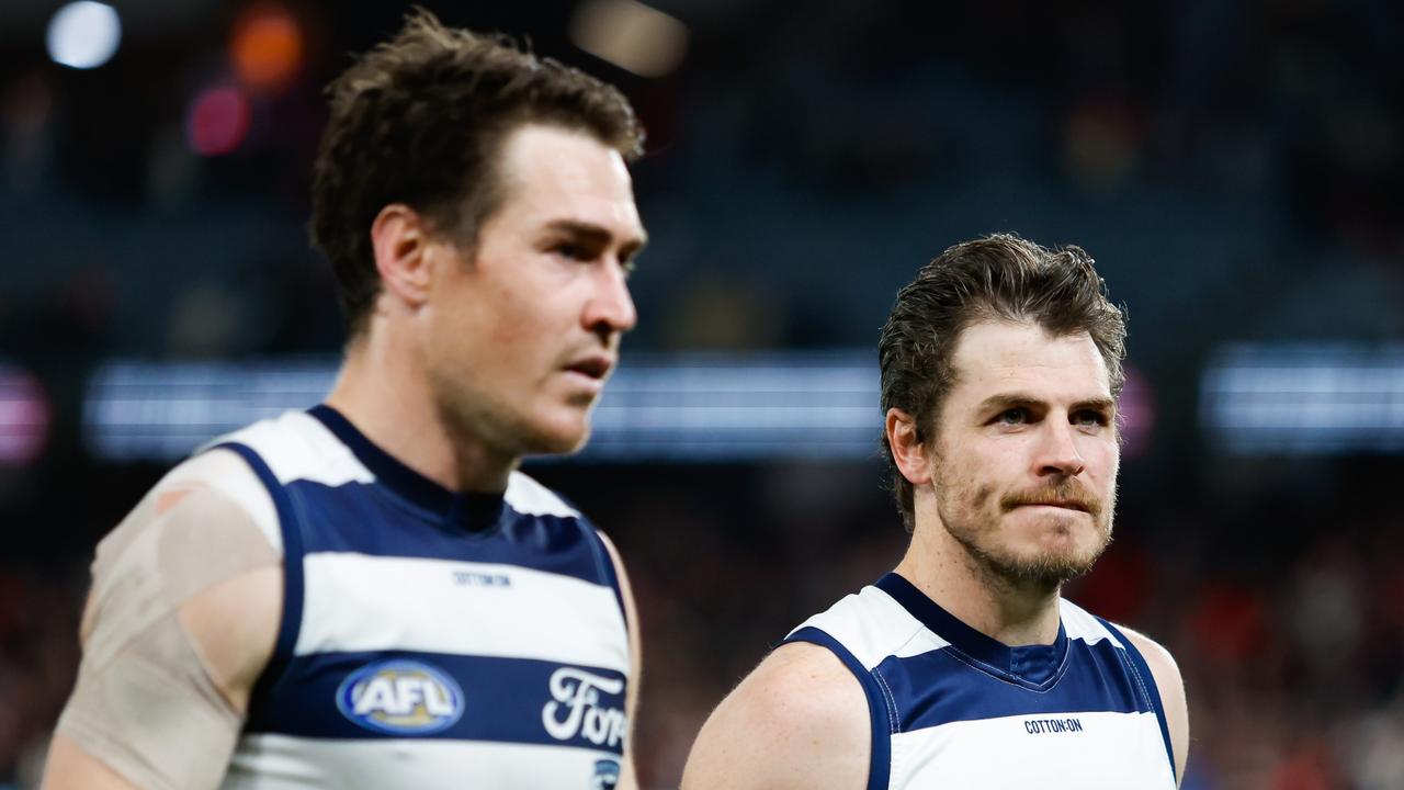 The Cats are done. Picture: Dylan Burns/AFL Photos