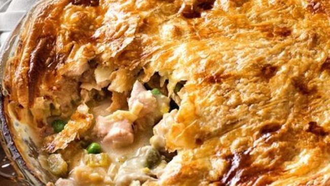 This creamy chicken and leek pie is heaven on a plate