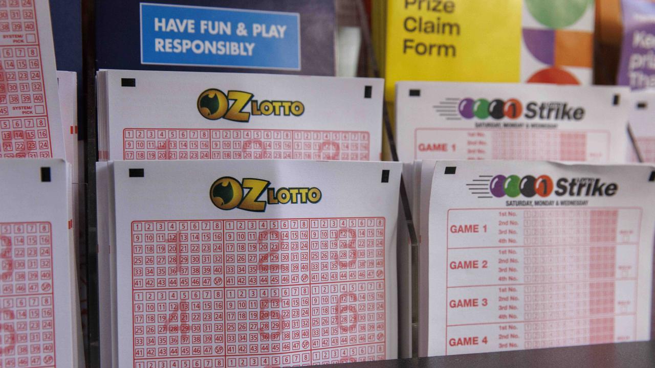 The winning ticket was purchased in a 25-game QuickPick from Moonta Newsagency on SA’s Yorke Peninsula. Picture: NCA NewsWire / David Swift