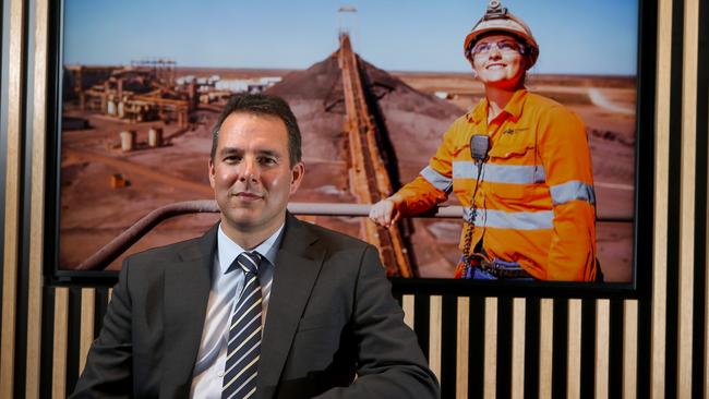 OZ Minerals managing director and chief executive Andrew Cole. Picture: Kelly Barnes/The Australian