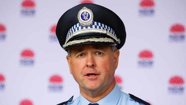 NSW Police Assistant Commissioner Mick Willing. Picture: NCA NewsWire / Gaye Gerard