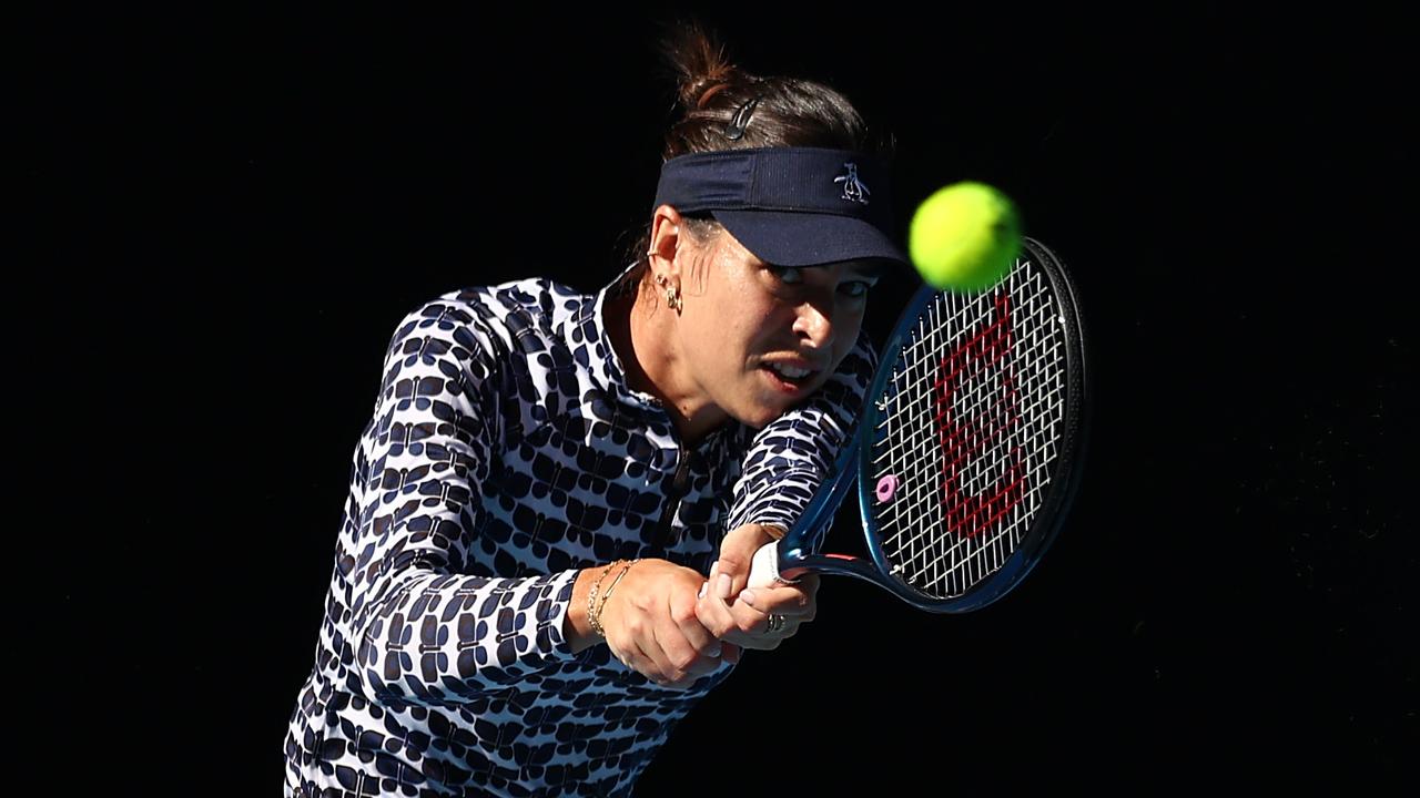 Ajla Tomljanovic remains frustrated by a persistent knee injury, with the 30-year-old still yet to play since November. Picture: Graham Denholm / Getty Images