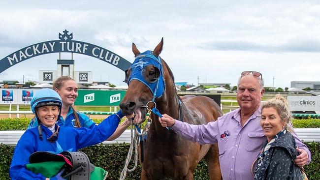 Siberian Route is showered with love from both Jockey and connections after its big win 700 days after a near career ending tendon injury