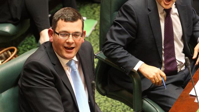 Labor leader Daniel Andrews in Parliament.