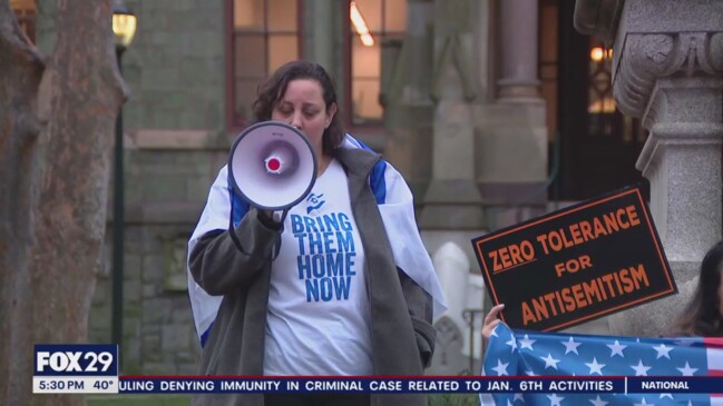 Rally Against Antisemitism Held At UPenn Amid The Backlash Of Its ...