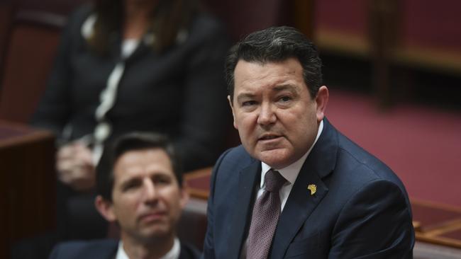 Coalition Senator Dean Smith speaks in Parliament House. Picture: AAP