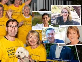 The leading mayoral candidates across southern Queensland.