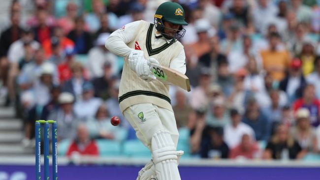 Usman Khawaja has reclaimed top spot on the series run-scoring table. Picture: AFP