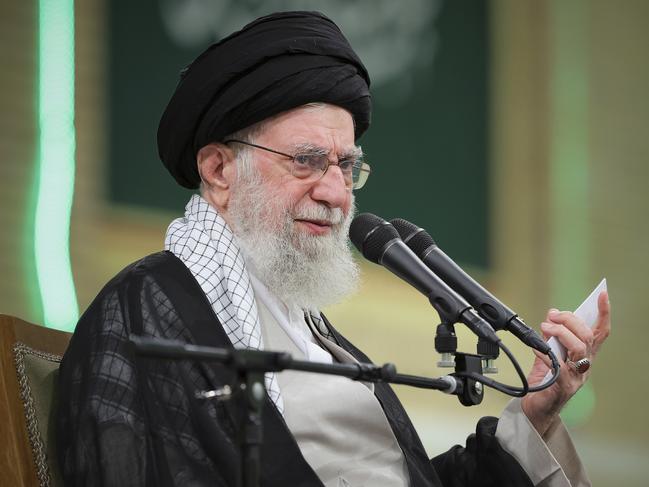 Iran’s supreme leader Ayatollah Ali Khamenei. Picture: Office of the Iranian Supreme Leader via AP