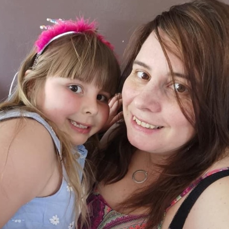 Mum Stuetina says football-mad Sienna now avoids meals and struggles with self-esteem issues after they received a letter last year. Picture: Hook News