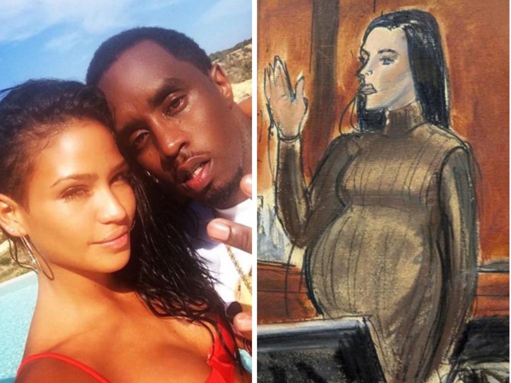 Sean Diddy Combs and Cassandra “Cassie” Ventura. Picture: Supplied