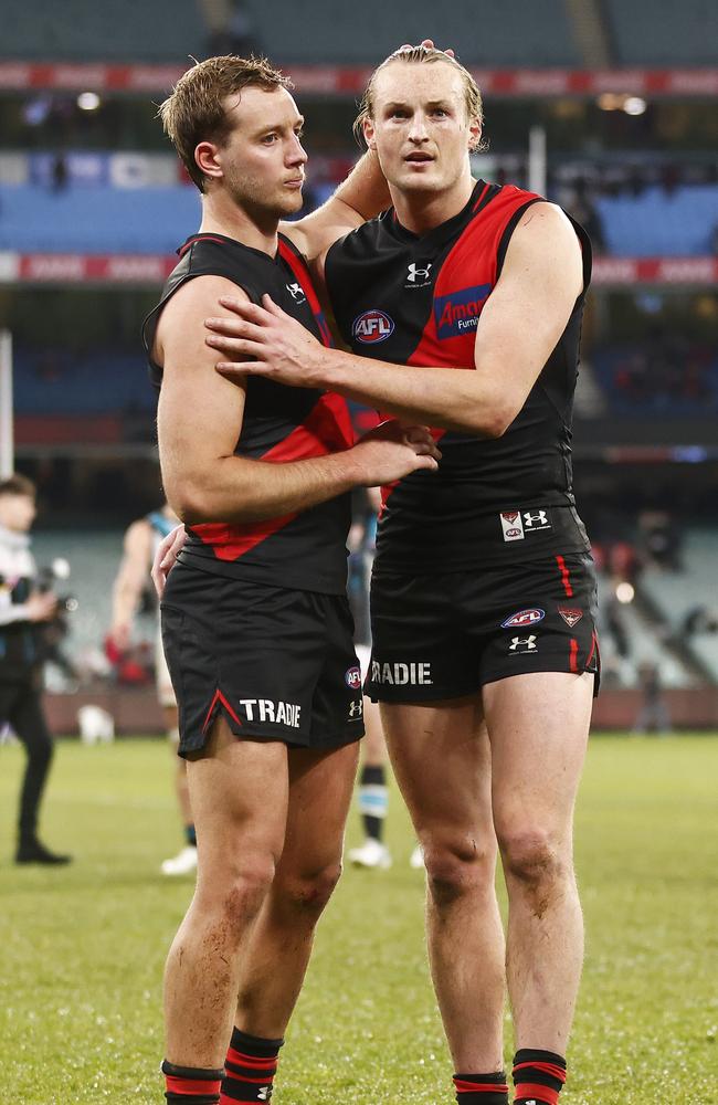 Darcy Parish and Mason Redman have locked down their futures. Picture: Daniel Pockett/Getty Images