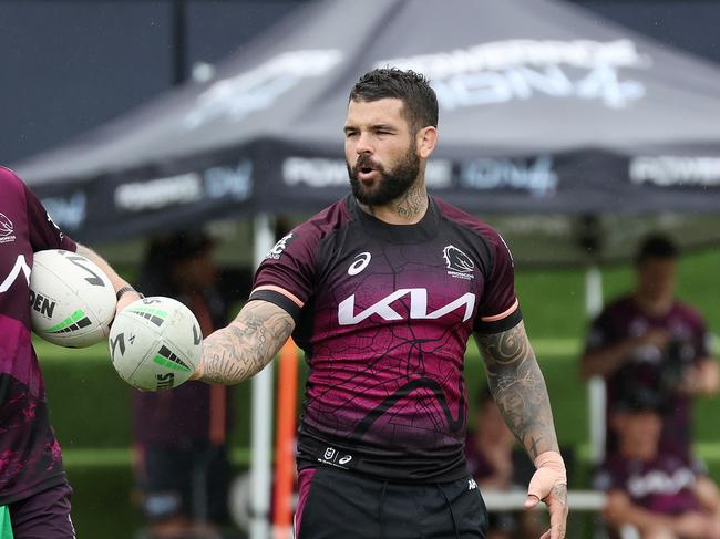 Adam Reynolds, Brisbane Broncos training, Red Hill. Picture: Liam Kidston