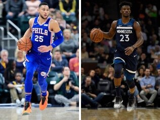 Philadelphia 76ers' Aussie young gun Ben Simmons has a new star teammate in former Minnesota Timberwolves wing Jimmy Butler.