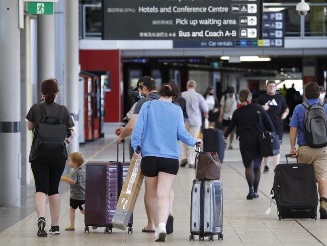 BRISBANE, AUSTRALIA - NewsWire Photos SEPTEMBER 21, 2021: General views of the Brisbane airport after the possibility of keeping Queensland's borders shut until it reaches a 90 per cent vaccination rate was met with backlash from the tourism sector. Picture: NCA NewsWire/Tertius Pickard