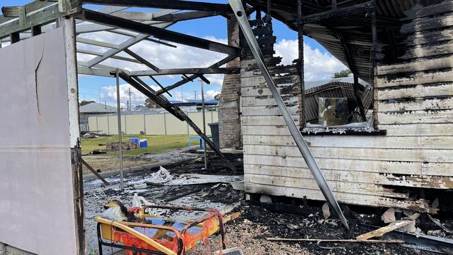 Neighbours heard banging, rattling and crackling sounds coming from the house as it engulfed in flames. Photo: Madison Mifsud-Ure / Stanthorpe Border Post