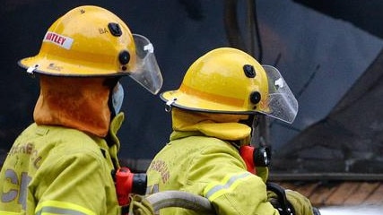 Five CFA units were called to a two-storey house blaze on Catherine Ct in Loch Sport on Wednesday afternoon. Picture: Supplied