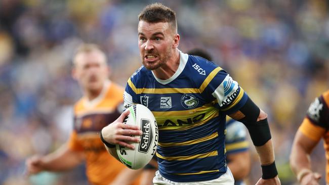 Parramatta are the NRL’s line of demarcation. AAP Image/Brendon Thorne.