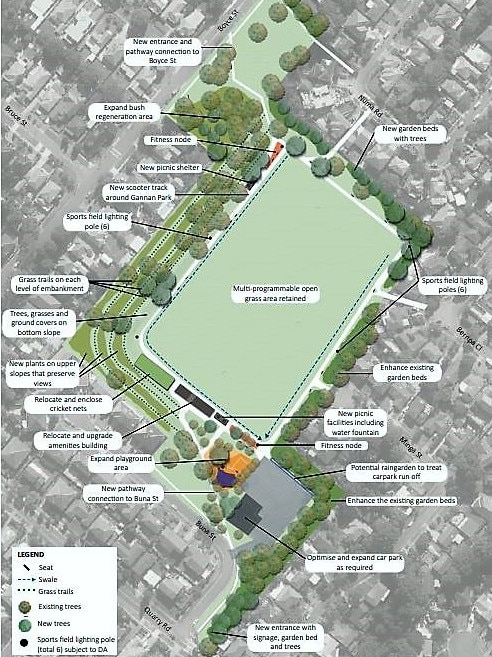 The Gannan and McCauley Park Masterplan.