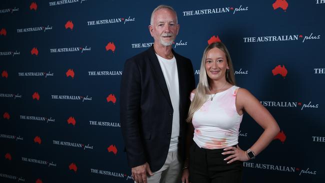 Bronwyn's relative Madi Walsh and Bronwyn’s brother Andy Read. Picture: Britta Campion