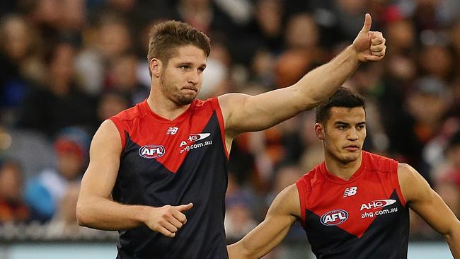 Jesse Hogan will remain a Demon until the end of 2019. Picture: Wayne Ludbey