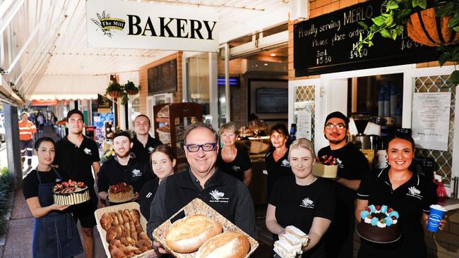 The Mill Bakery at Paradise Point is famous for their gluten free and dairy free pies. Photo: Scott Powick.