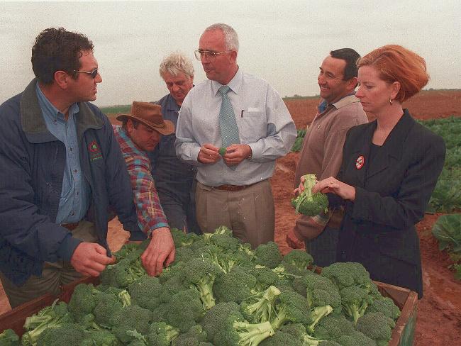 <p>Ms Gillard on the campaign trail, contesting the federal seat of Lalor in 1998. She won, and gave her maiden parliamentary speech on November 11 that year. Picture: Greg Scullin</p>