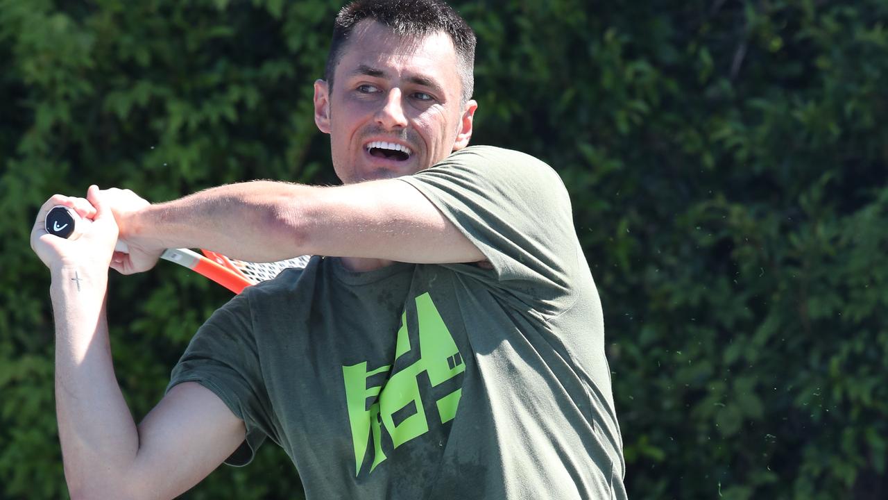 Bernard Tomic: “I’m feeling good. I’m going to try and turn this around and give myself the best chance in the next couple of years. I’ve got one more chance at this.” Picture Glenn Hampson