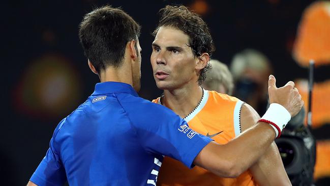 Rafael Nadal has weighed in on the Novak Djokovic debacle. Picture: Julian Finney/Getty Images