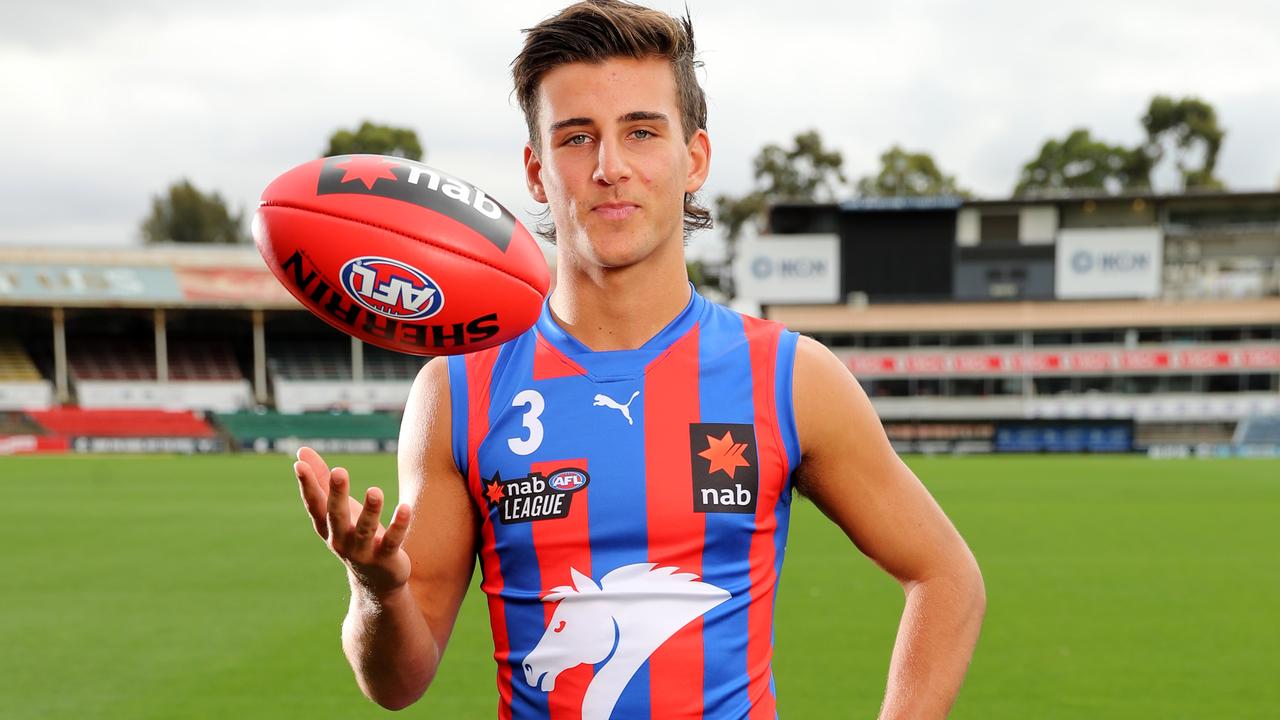 Nick Daicos is the son of Peter Daicos and brother of Magpie Josh Daicos. Picture: Alex Coppel.