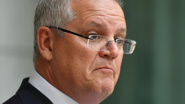 Scott Morrison in Canberra on Wednesday. Picture: AAP