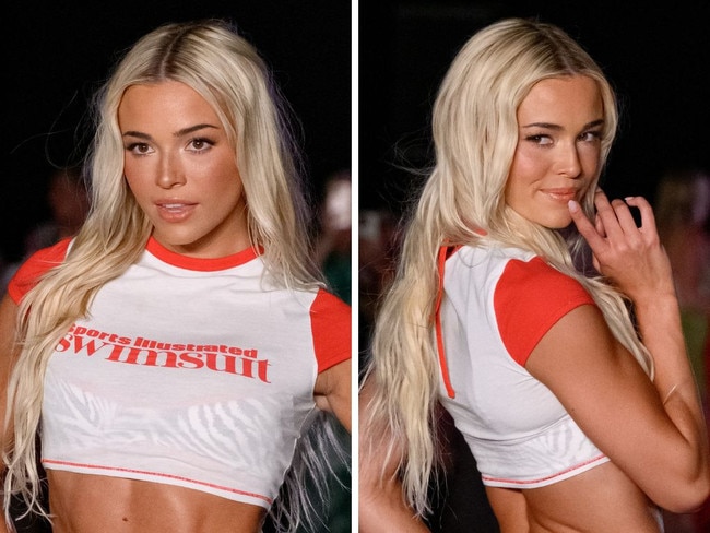 NEW YORK, NEW YORK - MAY 15: Olivia Dunne attends the launch of the 2025 Issue of Sports Illustrated Swimsuit at Hard Rock Hotel New York on May 15, 2025 in New York City. (Photo by Dimitrios Kambouris/Getty Images for Sports Illustrated Swimsuit)