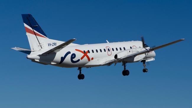 Rex has a fleet of 61 Saab 340s which are used on regional routes. Picture: Supplied.