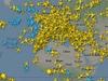 Every day, thousands of empty planes are flying around the world, as flight radars show. Picture: Supplied