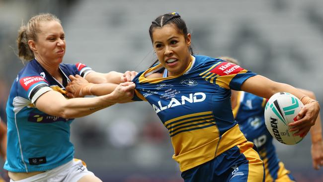 The Eels need Tiana Penitani for her skill and experience against the Roosters. Picture: Mark Metcalfe / Getty Images