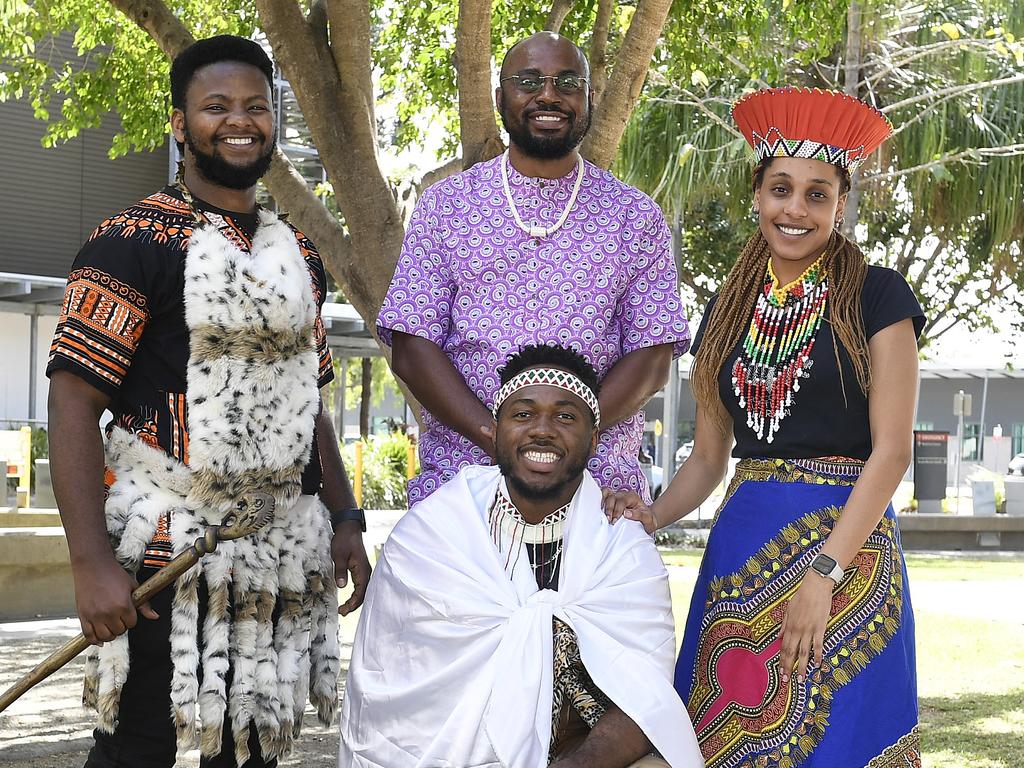 Registered nurse Baraka James, medical scientist Okechukwu (Maxwell) Nwankwo, midwife Nicole Rono, and emergency department registered nurse Dieumerci (Allan) Mukandama